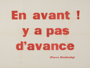 en avant y a pas davance