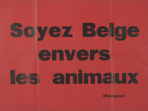 soyez belge envers les animaux